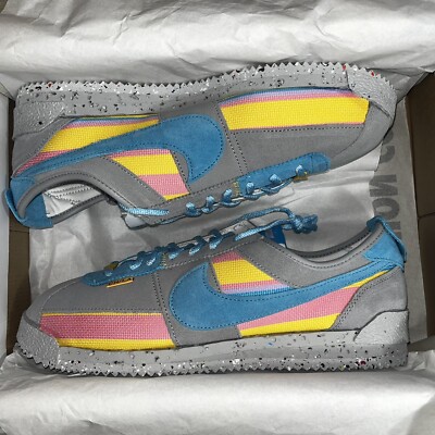Size: 12 Men - Nike Cortez Classic x Union LA Gray/Yellow