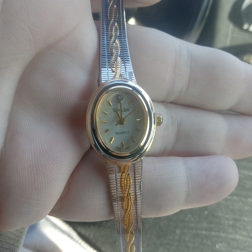 Westclox　腕時計　LTX123 Vintage Westclox LTX123 Two Tone Quartz Analog Women's Watch
