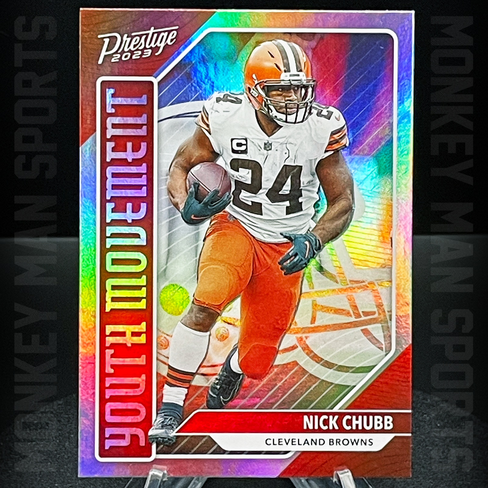 2023 Prestige - Nick Chubb - YOUTH MOVEMENT #YM-18 HOLO BROWNS MINT