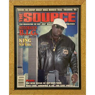 洋楽 Notorious B.I.G. / THE SOURCE Mag HIPHOP Notorious BIG - First THE SOURCE Magazine Cover July 1995
