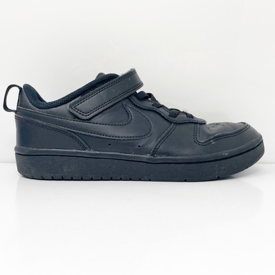 

Черные повседневные кроссовки Nike Boys Court Borough Low 2 BQ5451-001, размер 3 года, Черный, Court Borough Low 2