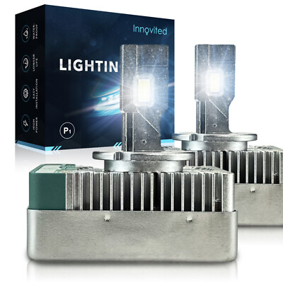 2x D5S LED 6000K White Bulbs 180W 20000LM Upgrade 40% More Powerful Replacement
