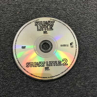 Stuart Little 1 / Stuart Little 2 (DVD) Double Feature DISC ONLY - NO CASE/COVER