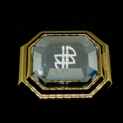 JEAN PATOU JOY Parfum solide Concrète PLEIN AVEC  BOITE  2.8gr CRISTAL TRES JOLI