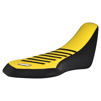 Suzuki Quadsport Z250  LTZ 250 Seat Cover 2004-2009 BLACK/YELLOW/BLACK rib #246