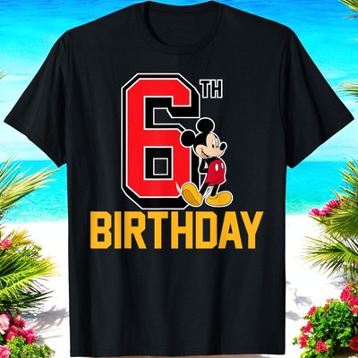 Mickey  My 6th Birthday T Shirt