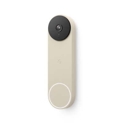 Google Nest Wi-Fi Video Smart Doorbell Camera (Battery Operated) - Linen