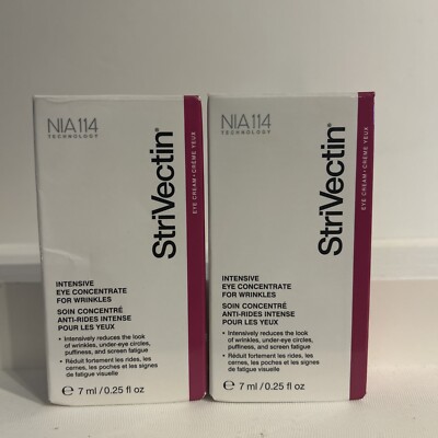 2-PACK Strivectin Intensive Eye Concentrate for Wrinkles 0.25oz EACH BOX