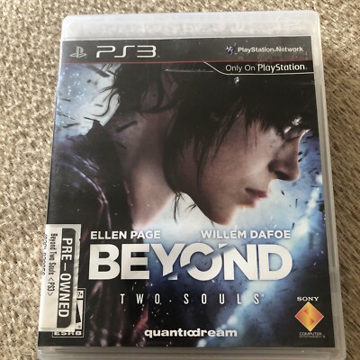 Beyond: Two Souls (PS3, 2013) action thriller game with no manual, Playstation 3