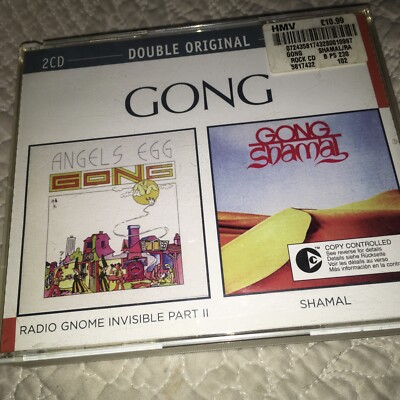 Gong - Angel's Egg Radio Gnome/Shamal - Double Original 2 CD Set 1989 Import