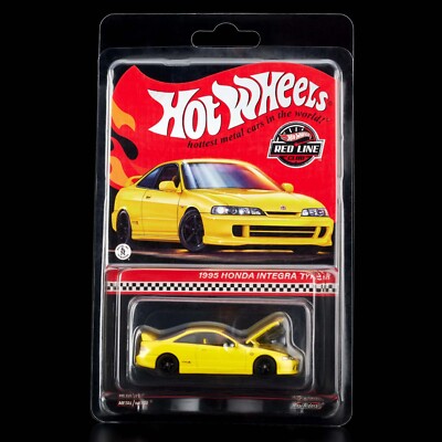 Hot Wheels 2024 RLC Exclusive 1995 Honda Integra Type R yellow - MINT IN SHELL