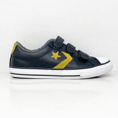 

Converse Boys One Star Player Ox 654320C Черные повседневные кроссовки, размер 4, Черный, One Star Player Ox