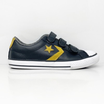 Converse Boys One Star Player Ox 654320C Черные повседневные кроссовки, размер 4