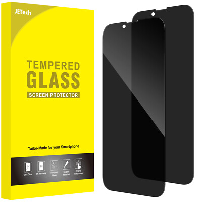 Privacy Full Coverage Screen Protector for iPhone 13 Pro Max 6.7-Inch, 2-Pack