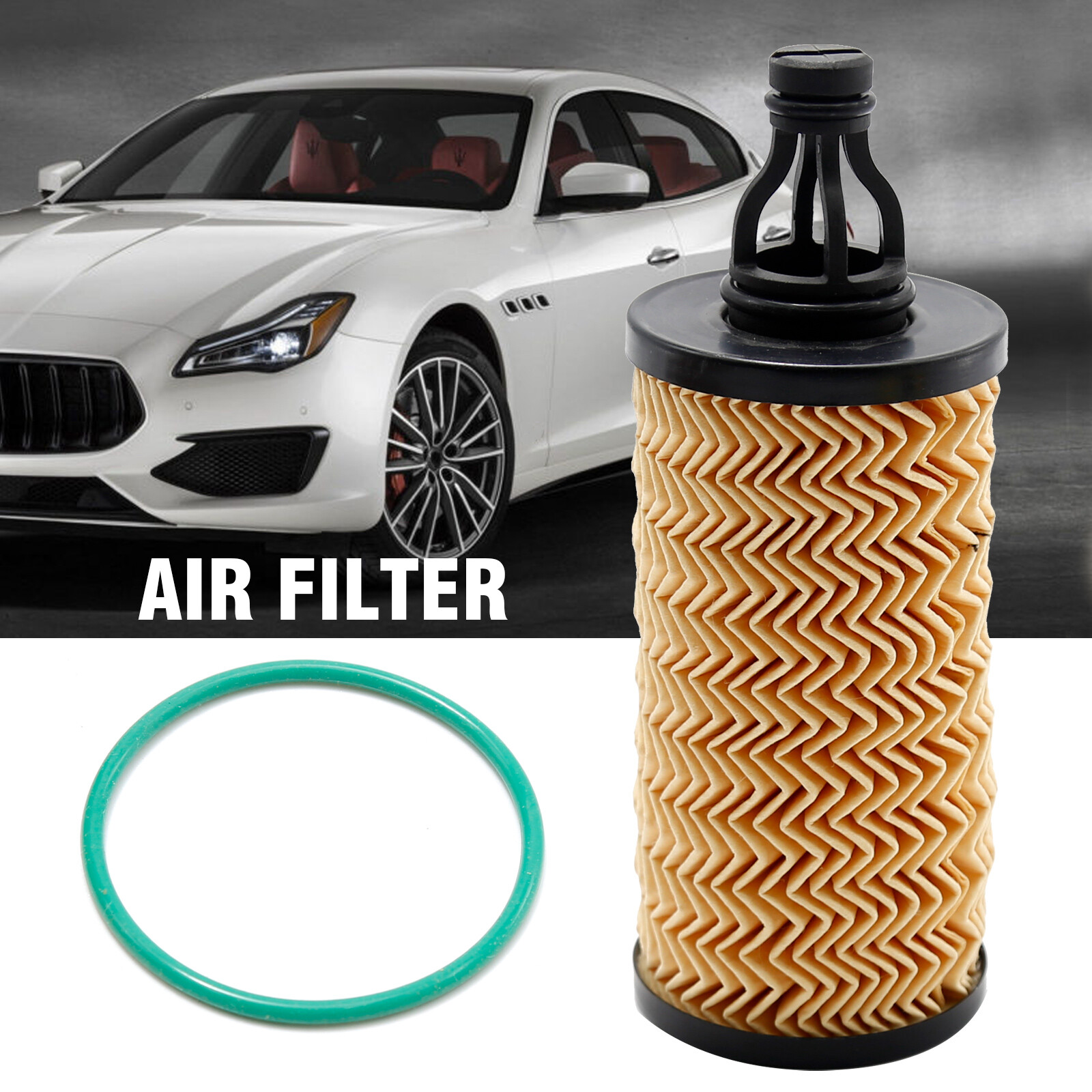 4Pcs Oil Filter 000311401 for Maserati Ghibli Quattroporte Levante 3.0L