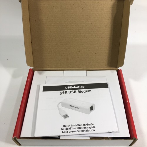 USRobotics 56K USB Modem High Performance V.92  USR5637 Fax 5637 US Robotics