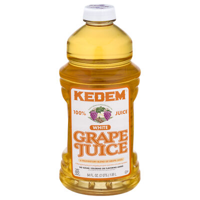 Kedem Juice White Grape 64 fl. oz (Pack of 8)