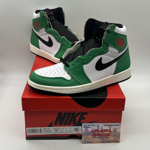 Air Jordan 1 Mid WMNS ブラック/ラッキーグリーン 28cm 国内 4/15 発売】ナイキ ウィメンズ エア ジョーダン 1 ミッド