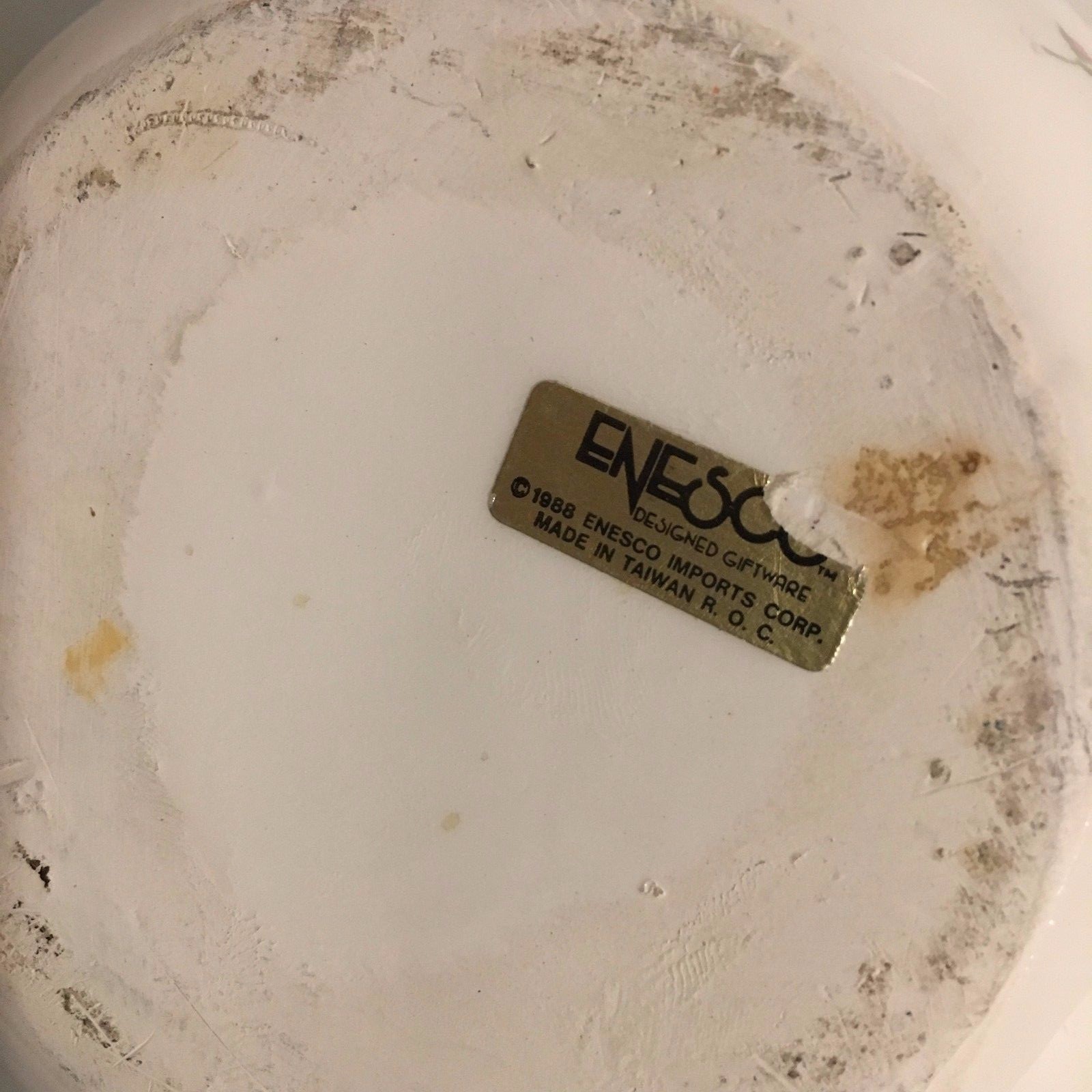 Vintage Enesco Potpourri Bowl Dish 1988