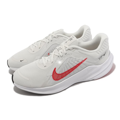 

Nike Quest 5 Platinum Tint Grey Red Мужская спортивная обувь для бега Кроссовки DD0204-007, Серый, Quest 5