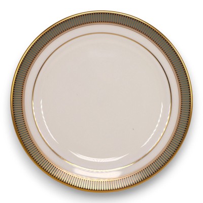 Pickard Cypress Bone China 6'' Bread Butter Plate Green Gold USA New