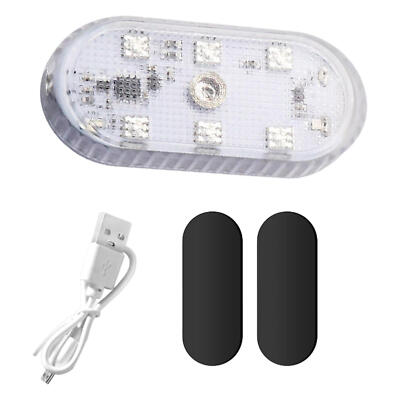 Car Interior Dome Lights LED Magnetic Smart Car Interior Lights Seven Colors 