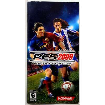 (Manual Only) Pro Evolution Soccer 2009 Sony Playstation Portable Original