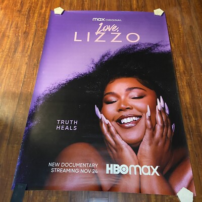 LOVE LIZZO 2022 HBOmax Original Bus Shelter Bus Stop Movie Poster 48x70inches