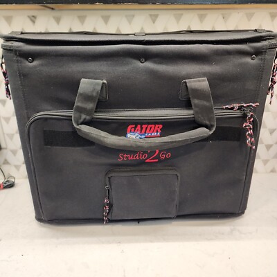 Gator GSR-2U Studio 2 Go Carrying Case and 2U Rack Mount. 20''x16''x9''