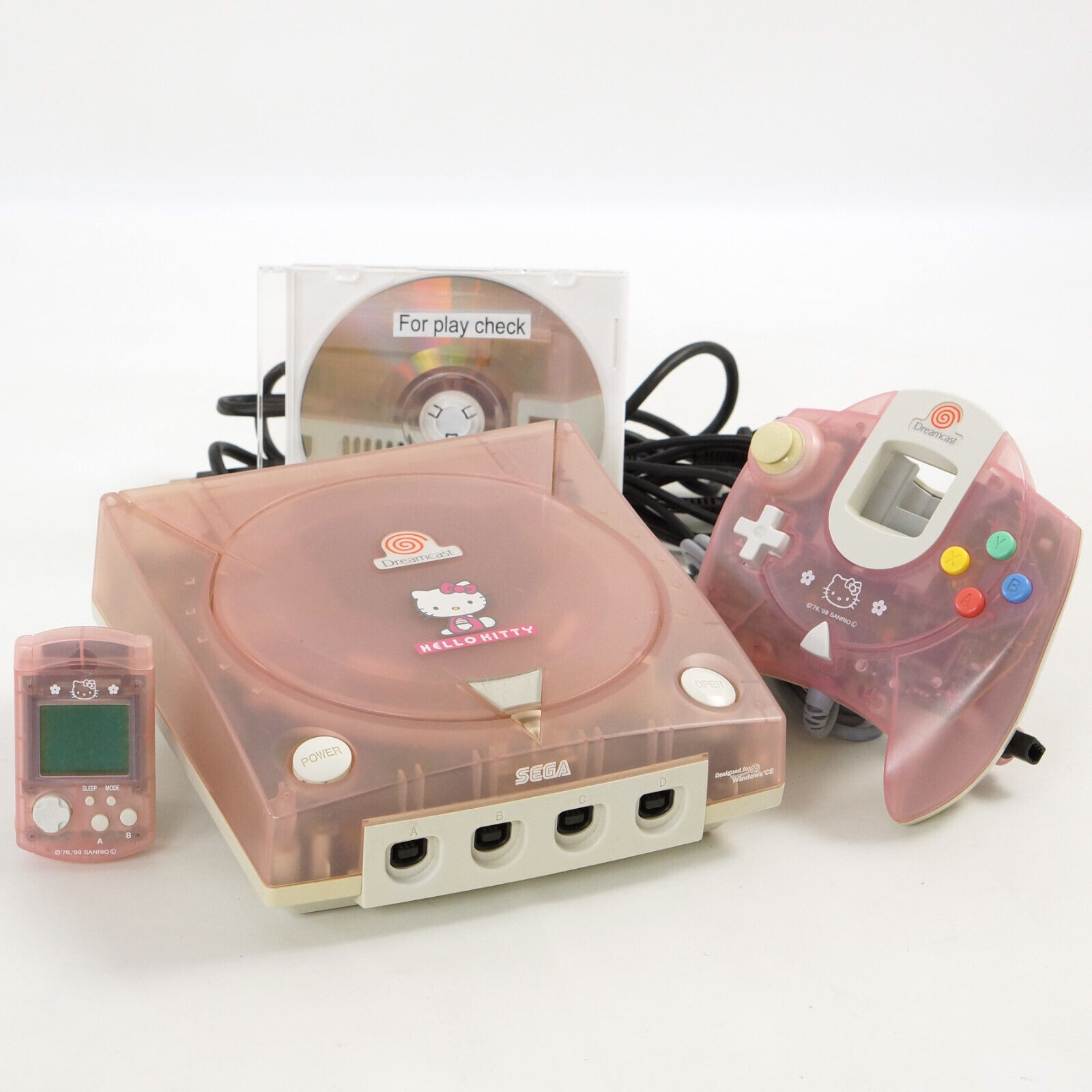 Sega Dreamcast HELLO KITTY PINK Console System | NTSC-J Sega Dreamcast HELLO KITTY PINK Console System | NTSC-J