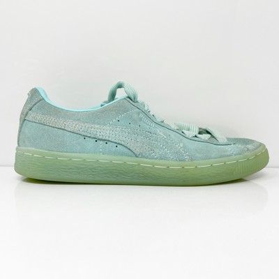 

Кроссовки Puma Boys Suede Classic 381471-01 Синяя Повседневная Обувь Размер 4C, Синий, Suede Classic