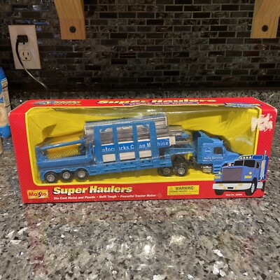 Super Haulers Maisto Big Rig Inspection Car Wash Truck Mighty Motor Traction