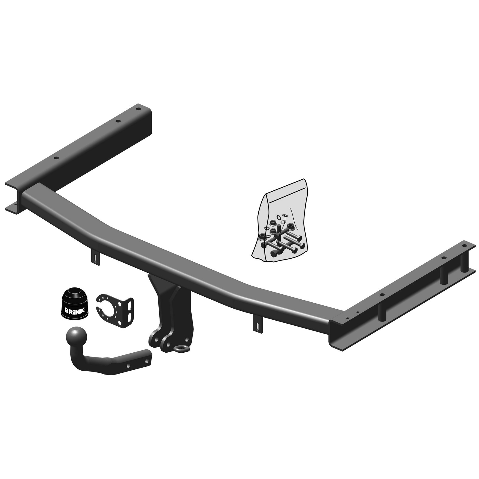 Brink Towbar for Audi A4 Avant Estate 20042008 Swan Neck Tow Bar eBay