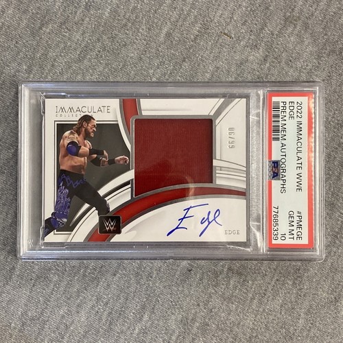 2022 Panini Immaculate WWE Premium Memorabilia Autographs