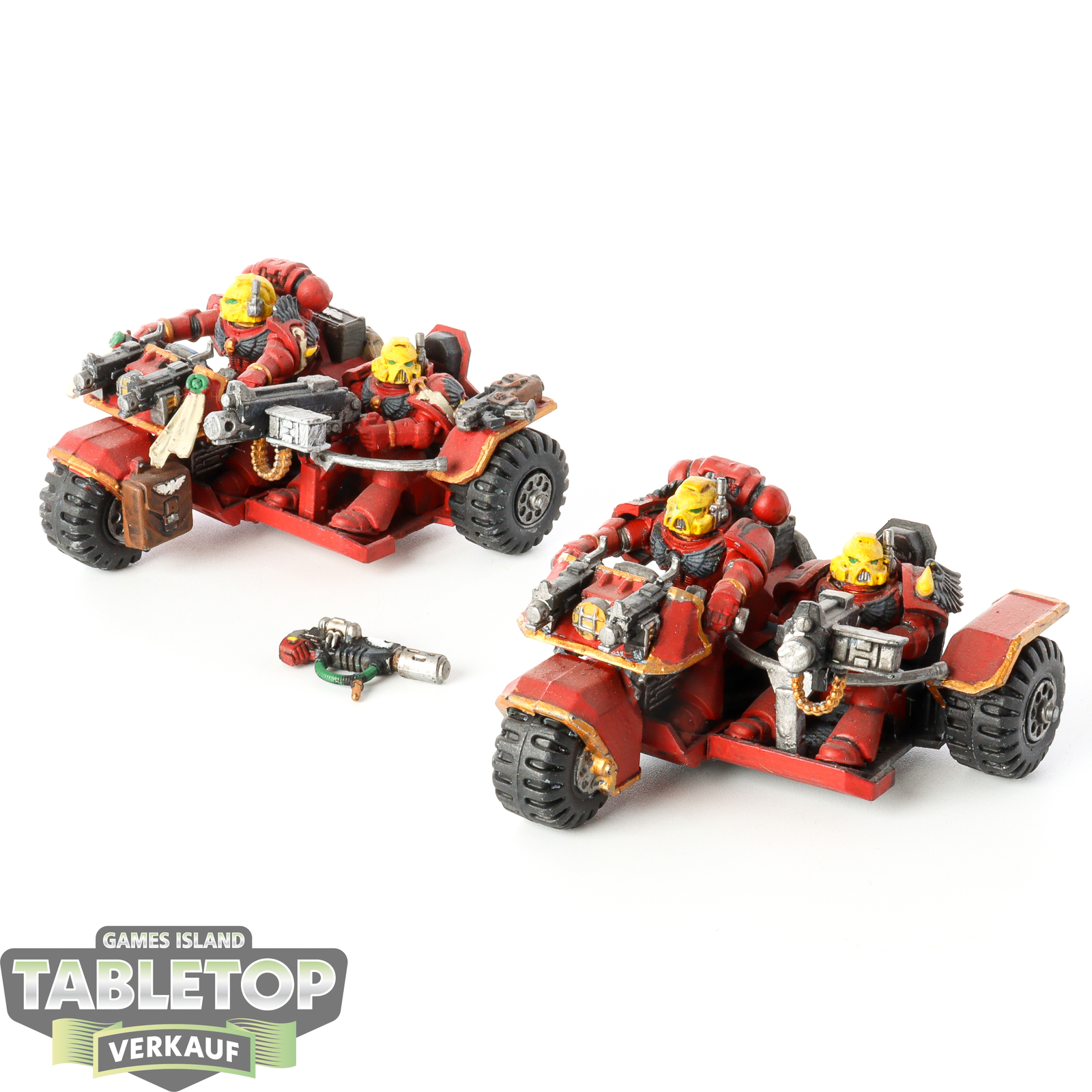 Blood Angels - 2x Attack Bike - bemalt