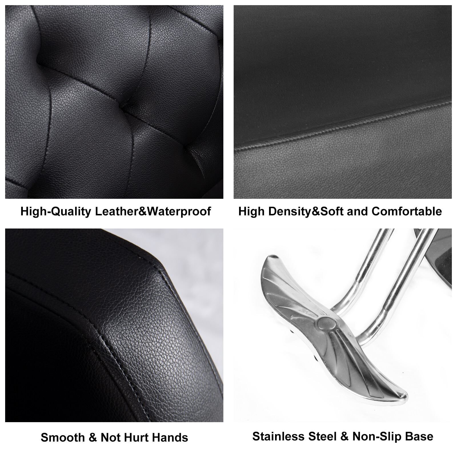 Barber Salon Chair Hair Stylist Hydraulic Pump Adjust Height 360 Swivel Chair