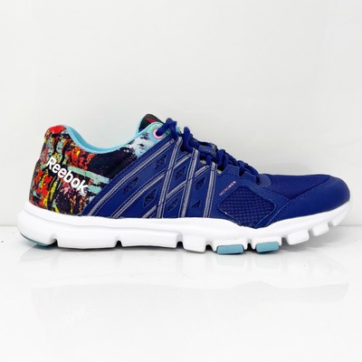 

Reebok Женские кроссовки Yourflex Trainette 8.0 V72516 Синие кроссовки Размер 9.5, Синий, Yourflex Trainette 8.0