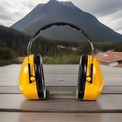 3M PELTOR Optime 98 Safety Ear Protection H9A Over-the-Head Black & Yellow PPE