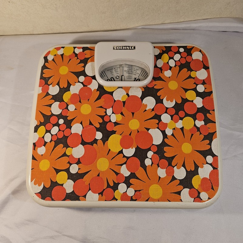 C1 Balance / Pese Personnes Soehnle Flower Power AnnÃEs 70 / Fleurs