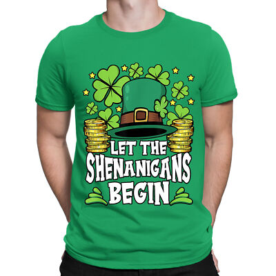 St Patricks Day Ireland Irish Paddys Funny Mens Womens T-Shirts Tee Top #DJV