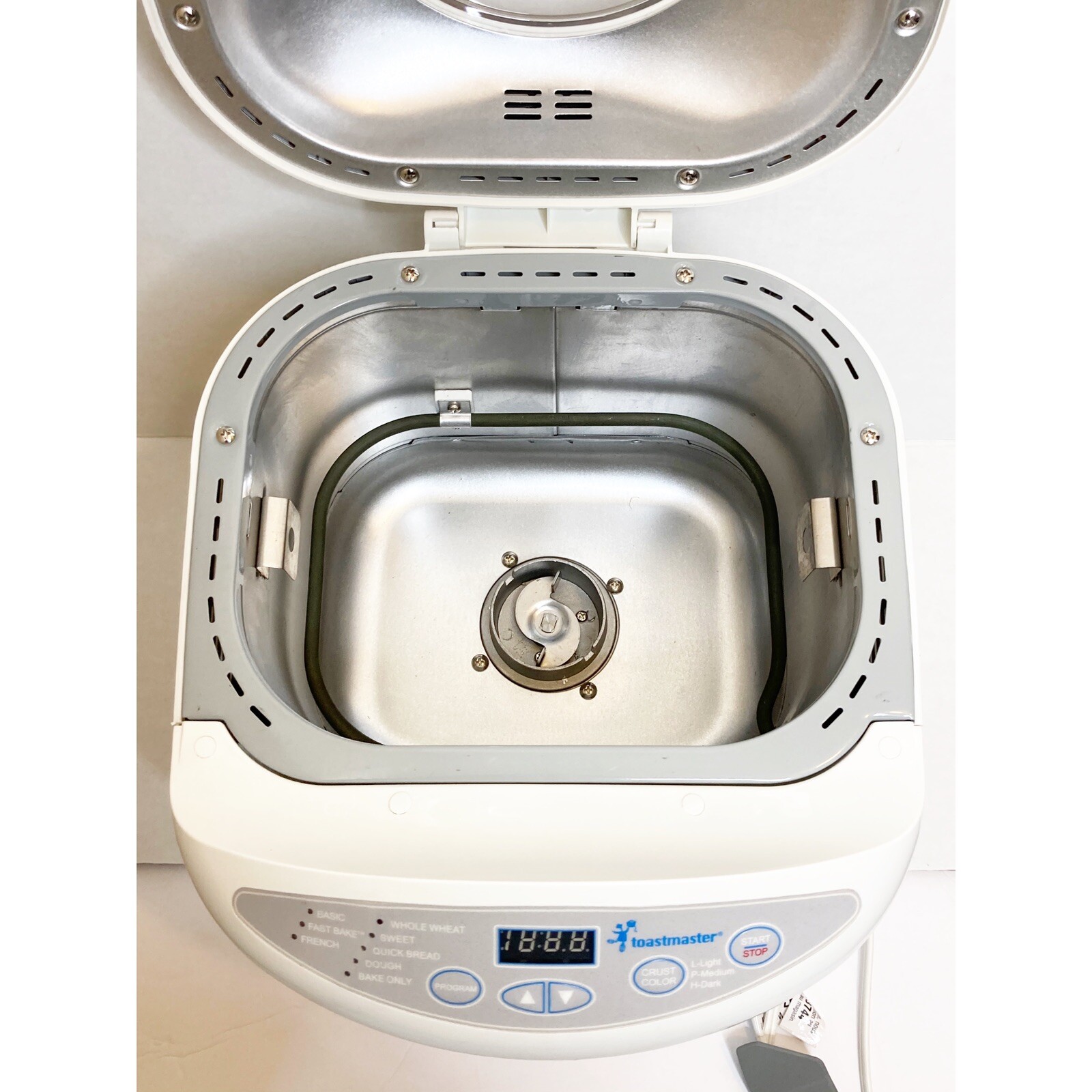 toastmaster bread machine model tbr15