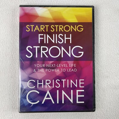 Start Strong Finish Strong Christine Caine DVD New Your Next Level Life Power
