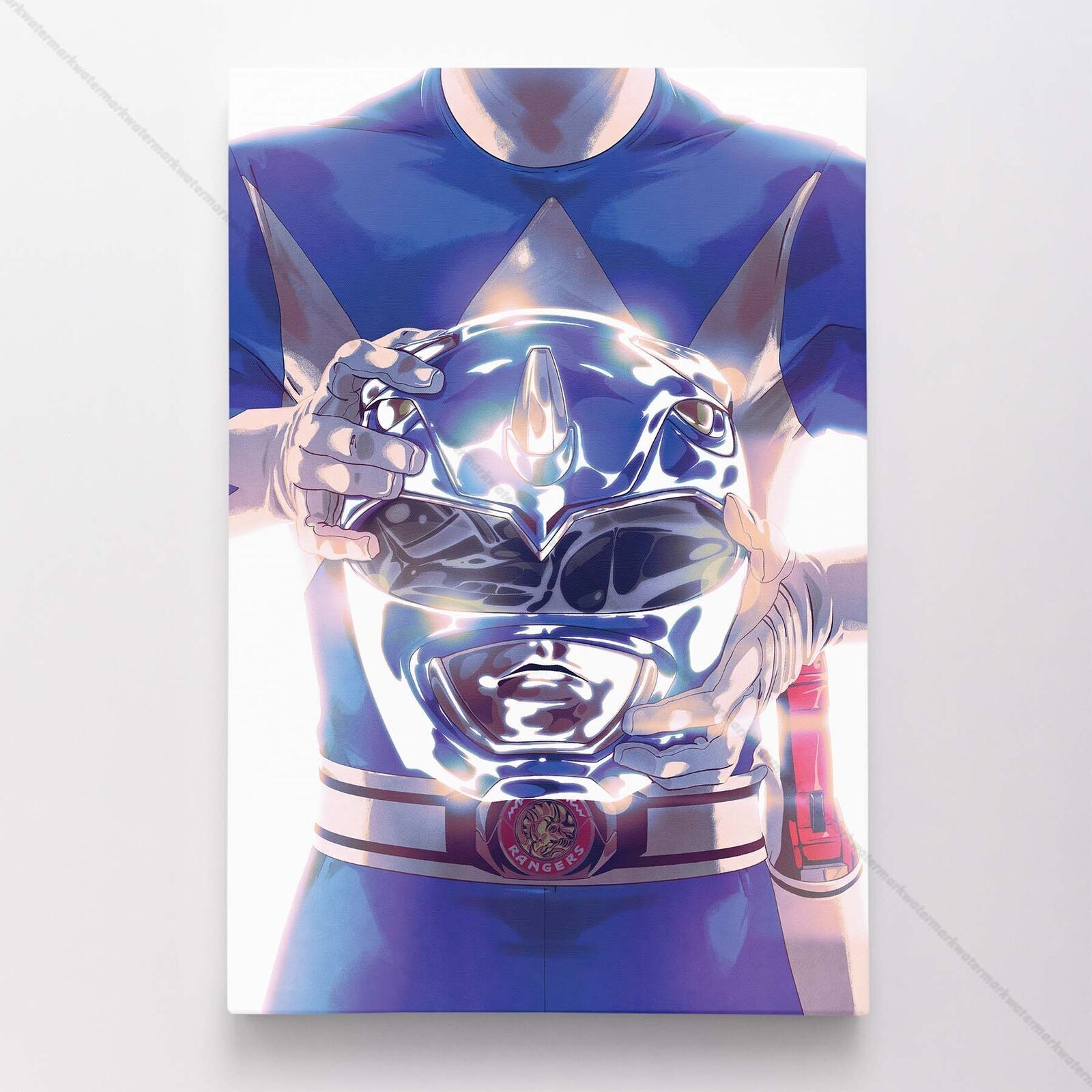 Power Rangers Poster Canvas Mighty Morphin Comic Wall Art Print #9900