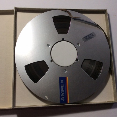 Ampex Grand Master 456 Precision Magnetic Tape Reel To Reel 101/2