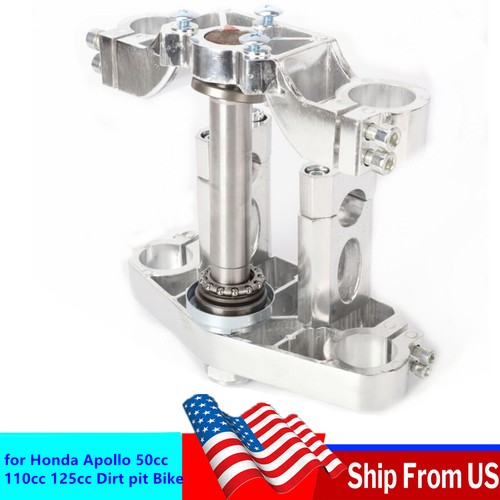 33mm Triple Tree Mount Clamp Bar Risers for Front Fork Pit Bike 50 70 110 125cc