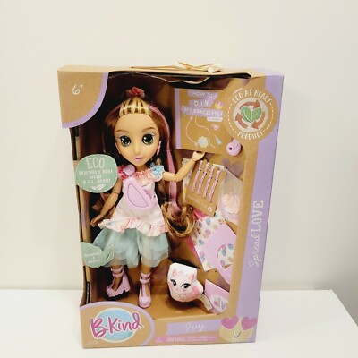 B-Kind: Ivy Eco-Friendly Fashion Doll with DIY Play, Age Child