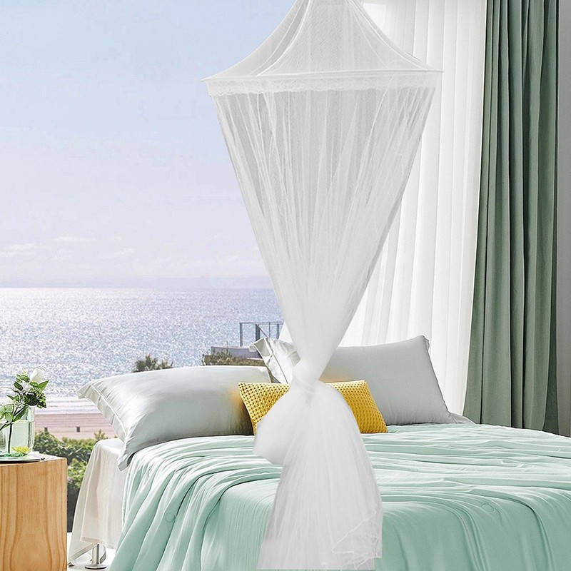 Round Kids Baby Bed Canopy Bedcover Mosquito Net Curtain Bedding Dome Tent