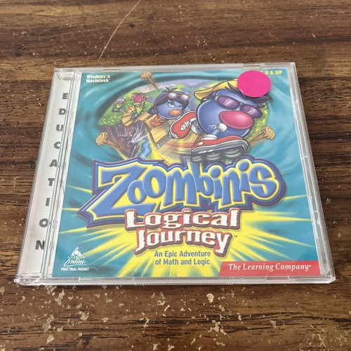ZOOMBINIS Logical Journey PC Mac CD ROM Game Scholastic
