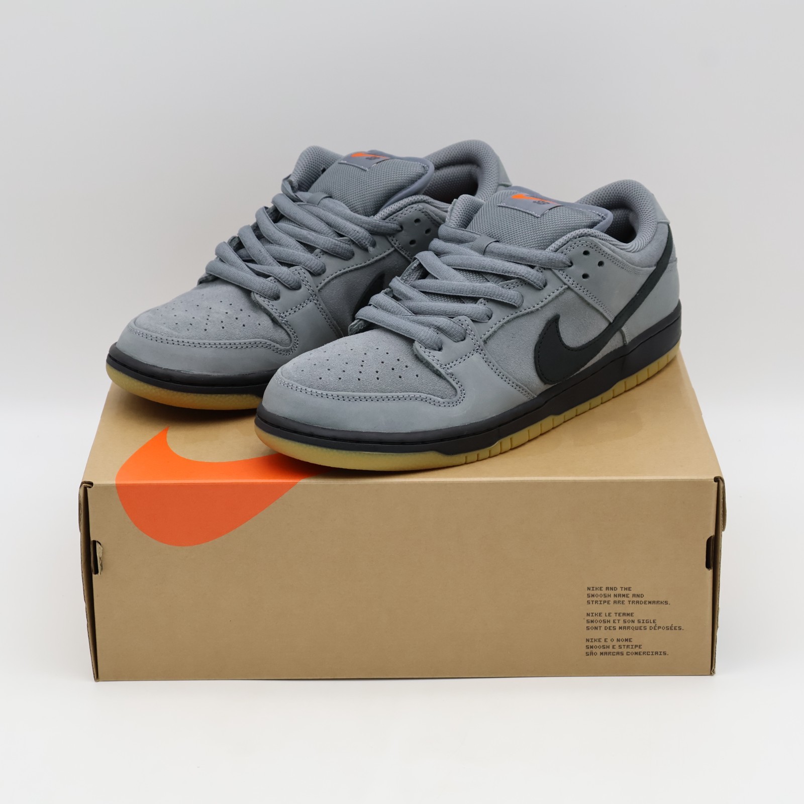 FJ1674-002 Nike SB Dunk Low ISO Cool Grey Black (Men's) | eBay