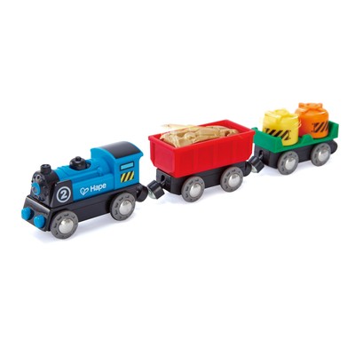 Hape Hape Let s do it with battery Gimmick Tank Engine E3720 For both men a 771